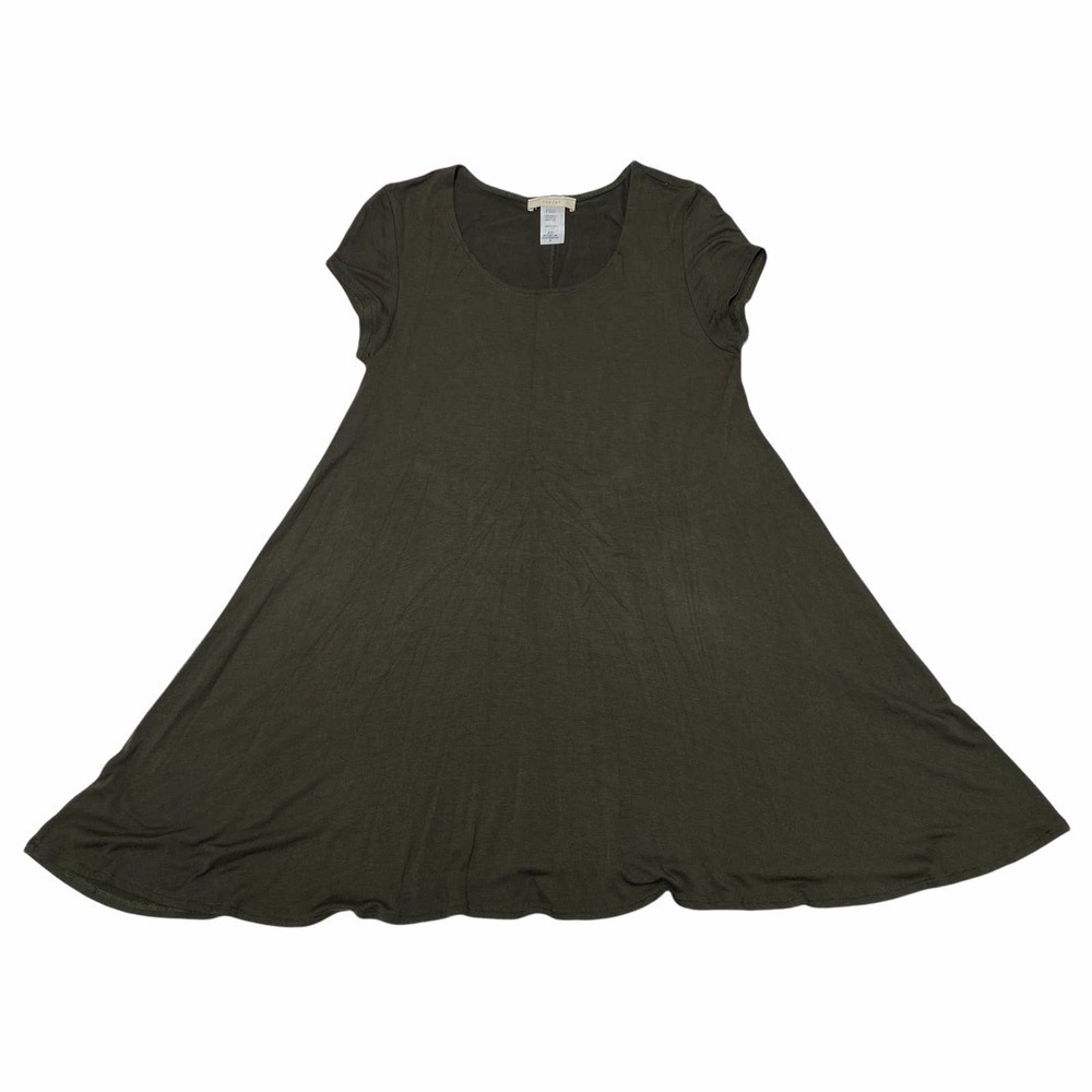 Poetry Solid Army Green Asymmetrical Sharbite Sho… - image 5